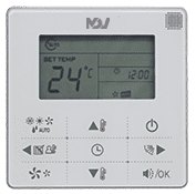 Настенный двухтрубный фанкойл MDV MDKG-V500C