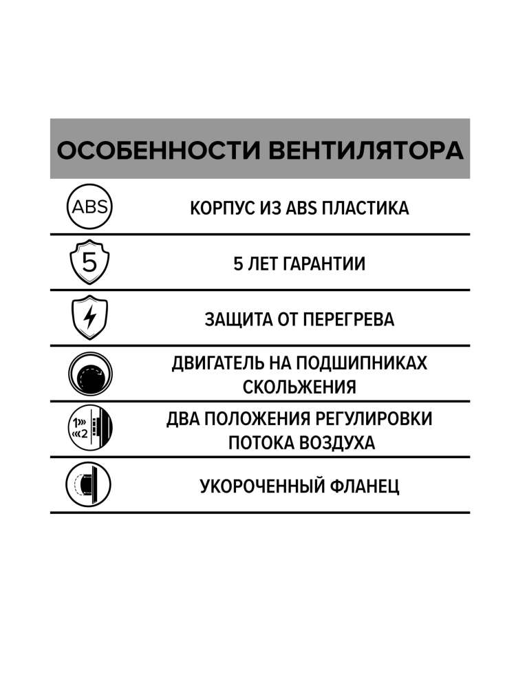 Вентилятор накладной DISC D125 ERA