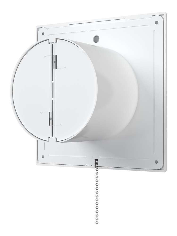 Вентилятор накладной SLIM D125 обратный клапан тяговый выключатель DICITI