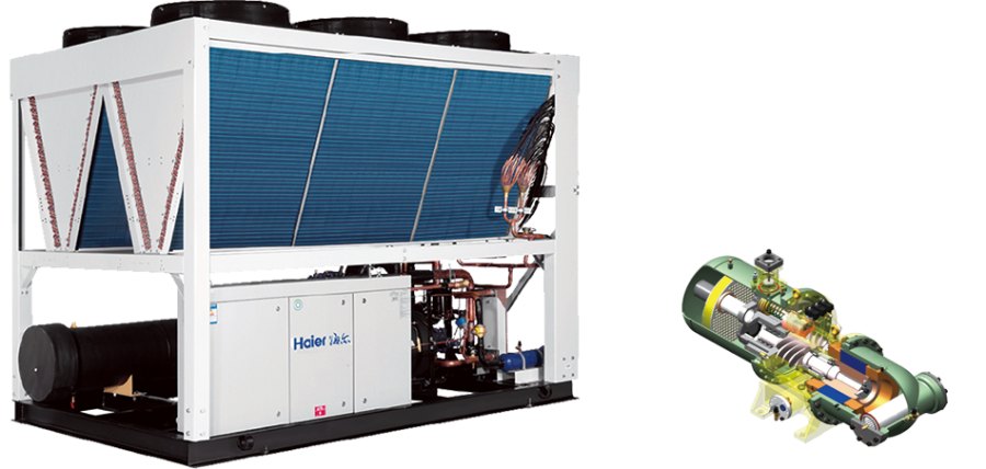 Винтовой чиллер Haier CI0920PANF с воздушным охлаждением