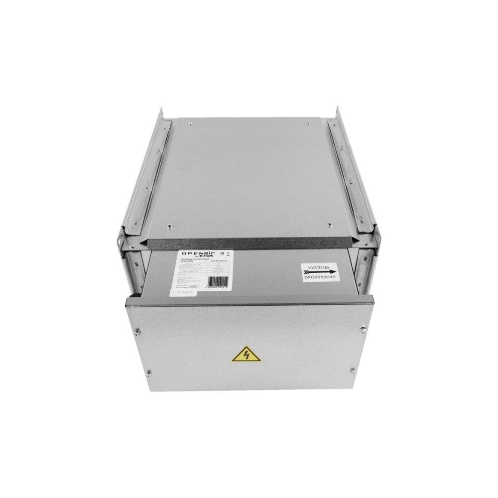 Электрический нагреватель для прямоугольных каналов ZILON ZES 600x350-45