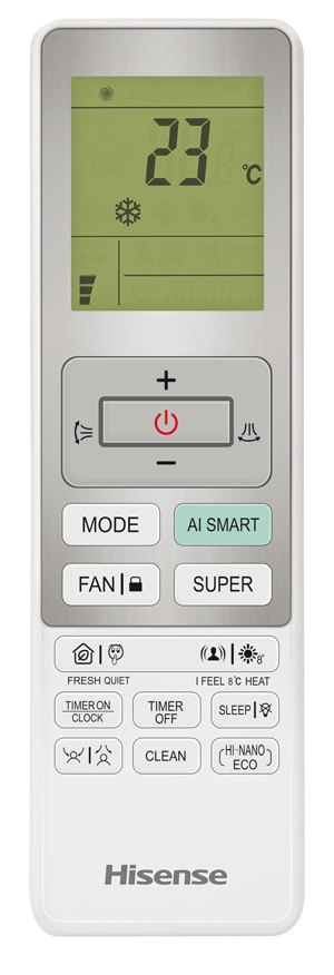 Внутренний блок мульти сплит-системы настенного типа Hisense VISION PRO 2.0 CARBON MULTI SUPERIOR DC Inverter AS-10UW4RXVQH01AG(B)
