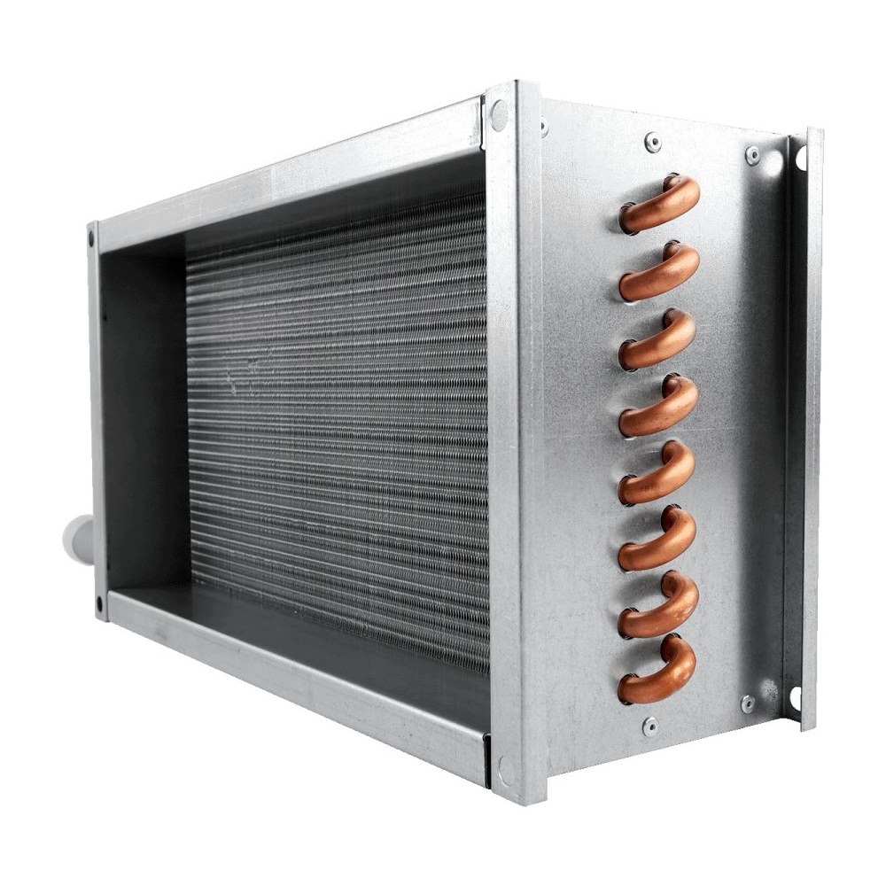 Водяной нагреватель для прямоугольных каналов ZILON ZWS 700x400-2