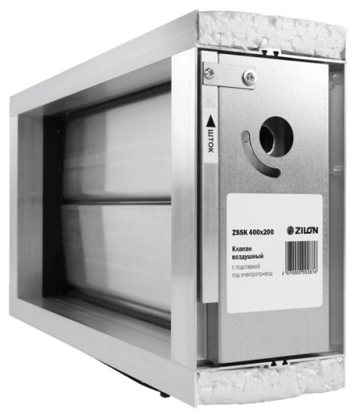 Воздушный клапан ZILON ZSSK 1000x500