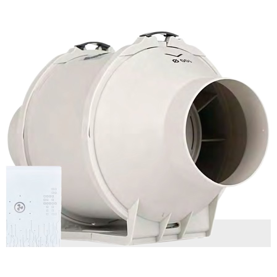 Канальный вентилятор Dastech HF-100PEZE, Ø100 мм, 366 м³/ч Канальный вентилятор Dastech HF-100PEZE, Ø100 мм, 366 м³/ч
