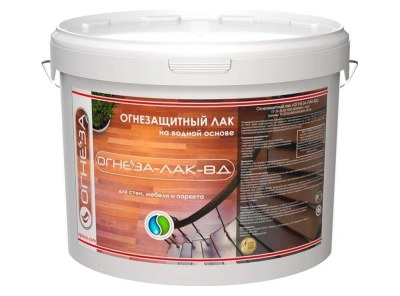 Огнезащитный лак на водной основе ОГНЕЗА-ЛАК-ВД 20 л глянцевый