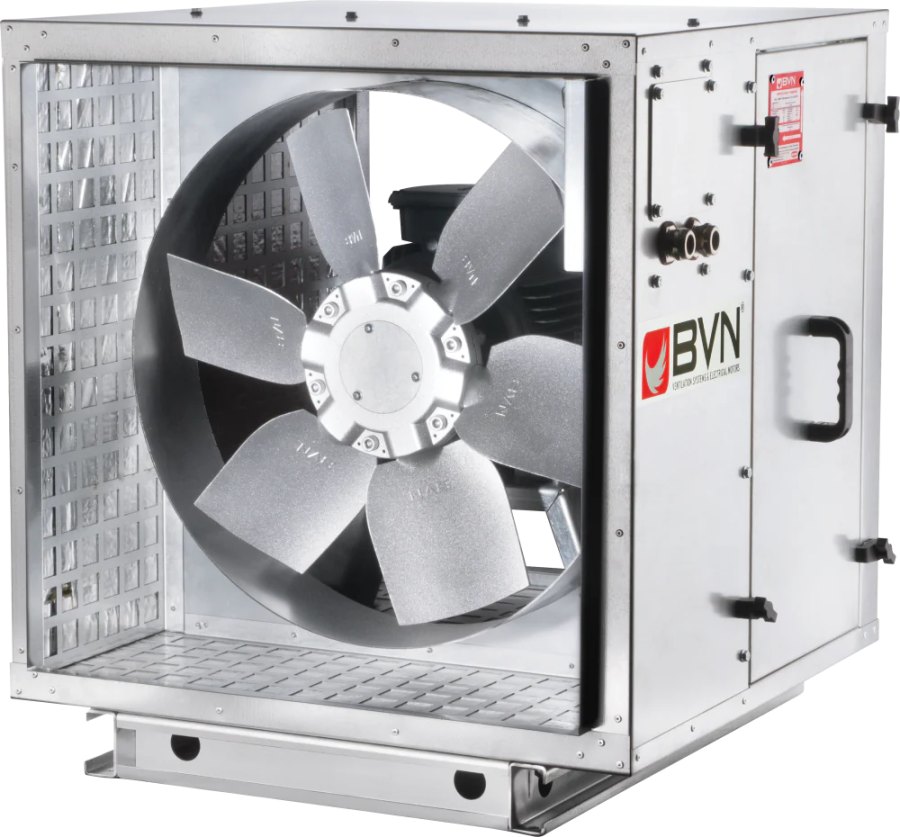 Шумоизолированный канальный осевой вентилятор дымоудаления ARMO-C 500/4