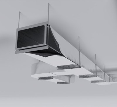 Рулон теплоизоляционный РУ-ФЛЕКС ВЕНТ-СК 19×1000 мм, 10 м